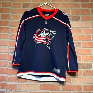 NEW Youth L/XL Fanatics Columbus Blue Jackets NHL jersey